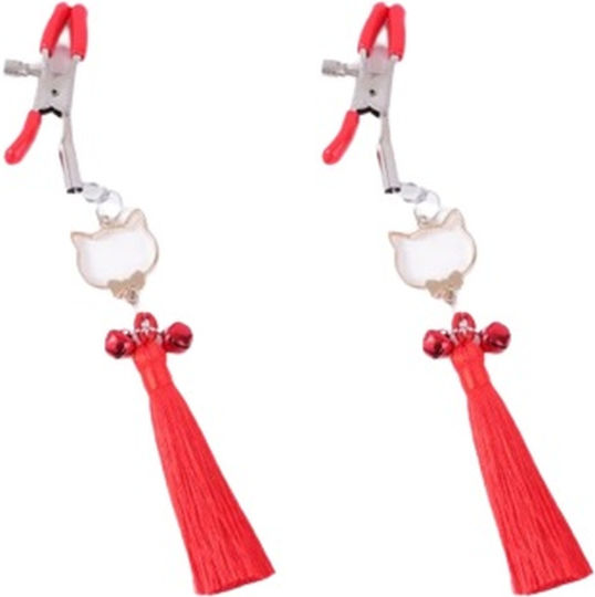 Mokko Toys Σφιγκτήρες Θηλών σε Κόκκινο Χρώμα