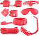Guilty Toys BDSM Kit σε Κόκκινο Χρώμα 7τμχ