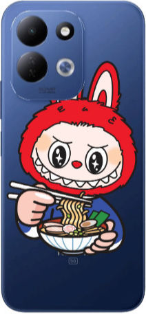 Xiaomi Redmi 17 Labubu 1 Transparente Silikon-TPU-Hülle