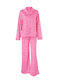 Chicret Set de Pijama de Iarnă pentru Femei Roz