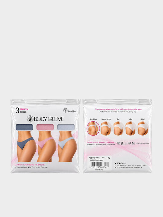 Body Glove Women's Brazil 3Pack
