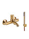 Viospiral Mixing Bathtub Faucet Gold