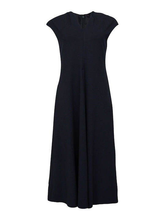 Emporio Armani Maxi Φόρεμα Σκούρο Μπλε