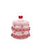 Eurolamp Set of 2 General Use Jars with Ceramic Lid White 2 Pieces
