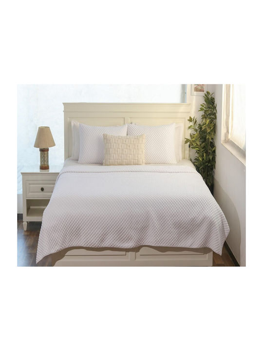 Liolios Home Popcorn Double Blanket 240x250cm W...