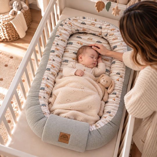 Grandes Suenos Baby Pillow Nest Grey 80x100 cm
