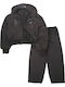 Kids Sweatpants Set With Jacket Black
