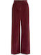 Damen-Cordhose in Bordeaux