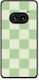 Smartfits Sage Cream Gestreifte Karos Nothing Phone 2a Hülle