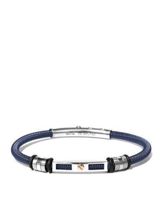 Borsari Men's Gold Plated Steel Bracelet