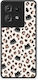 Smartfits Leopard Spots Schwarze Katzen Auf Creme Motorola Edge 50 Hülle