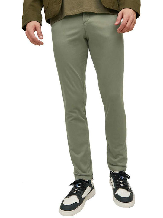 Jack & Jones Ανδρικό Παντελόνι Chino Πράσινο 12...