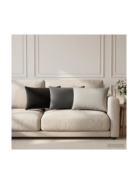 vidaXL Pernă de canapea Heerlen neagră 40x60 cm