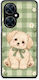Smartfits Puppy Daisies On Sage Gingham Huawei Nova 11i Θήκη