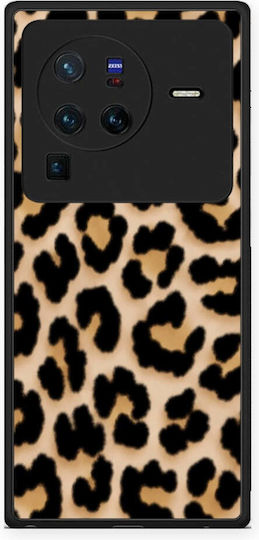 Smartfits Husă Mică Cu Imprimeu Leopard Maro-Camel Pentru Vivo X80 Pro 5G Back Cover
