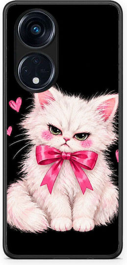 Smartfits Grumpy Party Kitten On Black Oppo A98 Θήκη