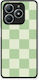 Smartfits Sage Cream Striped Checks Realme C61 Case