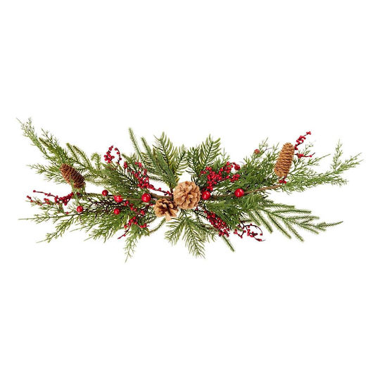 Christmas Decorative Plastic Branch 72cm Long Red