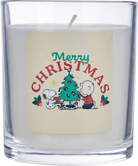 Butlers Grüne Weihnachtskerze aus Glas 8 cm