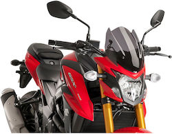 Puig New Generation Sport Motorrad-Windschutzscheibe Suzuki GSX-S750 17-21 Dunkel getönt