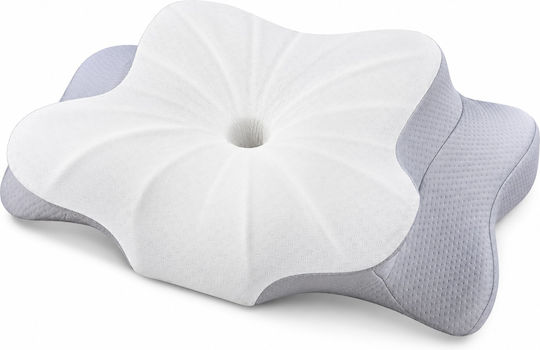 Donama Medizinisches Nackenkissen aus Memory-Schaum 63 x 38 cm Grau