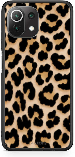 Smartfits Leopard Print Tan Small Xiaomi 11 Lite 5g Ne Mi 11 Lite Θήκη