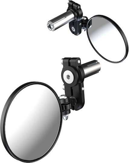 Καθρεπτες Αντιβαρου Fold-away Barend Mirrors Black Σετ 2 Τεμαχια Oxford Ox514