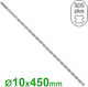 Pasco Diamant-Hammerbohrer SDS-Plus 4 Schneiden Ø10mm X 450mm 114510
