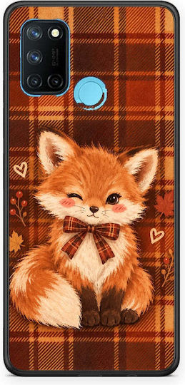 Smartfits Fox On Autumn Tartan Realme 7i C25 Θήκη