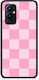 Smartfits Pink White Striped Checks Oneplus 9 Θήκη
