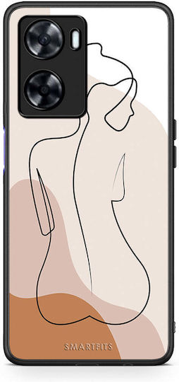 Smartfits Lineart Frau OnePlus Nord N20 SE Hülle
