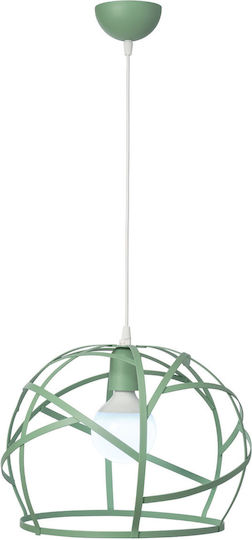 ArkoLight Κρεμαστό Φωτιστικό Πράσινο με Ντουί E27 35x35εκ.