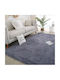 Kraft World Rutschfester Shaggy-Läufer Hellgrau 80x180cm CRPG-80Χ180-Hellgrau