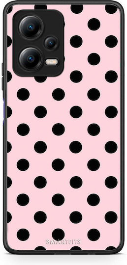 Smartfits Black Polka Dots On Pink Xiaomi Poco X5 5g Dual Θήκη