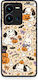 Smartfits Husa Halloween Puppies Friends Pe Crem Pentru Vivo Y22s Y35 4G