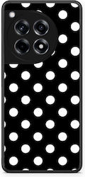 Smartfits Weiße Punkte auf schwarzer OnePlus 12R 5G Hülle Smartfits Weiße Punkte auf schwarzer OnePlus 12R 5G Hülle