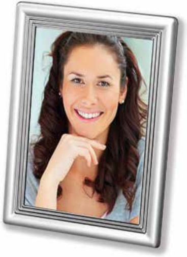 The Paper Box Silver-Plated Photo Frame with Silver Frame