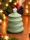 Christmas Decorative Ceramic Tree Adorned in Blue