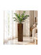 Decorative Floor Vase Brown 13.5xH60cm