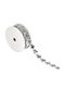 Silver Plastic Christmas Garland 500cm