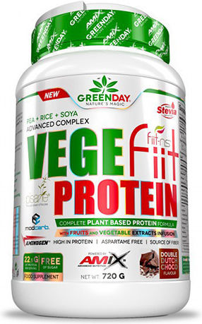 Vegefiit Protein Грахов Протеин Без Лактоза с Вкус Горски Плодове 720 г