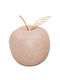 Decorative Ceramic Apple Beige 7x8.5x9 cm Dorosimo 18908