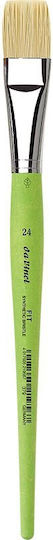 Da Vinci Bristle Flat Brush No. 24 Short Handle Synthetic