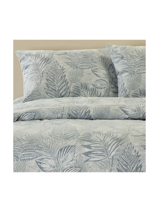Melinen Noor Set Fețe de Pernă Gri 53x72 cm