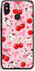 Smartfits Cherries Bows Kittens pe Roz Husă pentru Xiaomi Mi A2