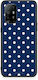 Smartfits White Small Polka Dots On Navy Oppo A94 5g F19 Pro Reno5 Lite Θήκη