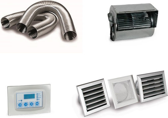 Set Ventilator pentru Șemineu Gst 400 M3/h