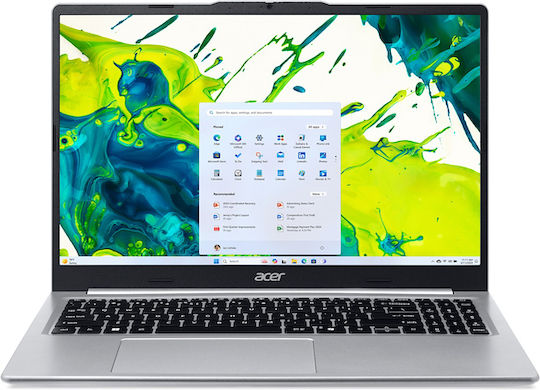 Aspire Lite AL15-48P-R52R 15.6" IPS FHD (Ryzen 7-5825U/8GB/512GB SSD/W11 Home) Pure Silver (GR Keyboard)