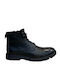 Anatomische Herrenstiefel aus Leder Schwarz