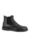 Black Leather Men's Boots